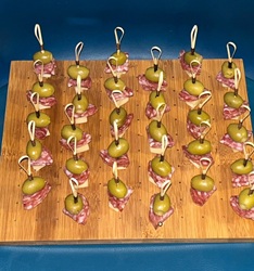 Brochettes Olive Rosette Emmental