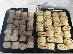 Wraps jambon et mortadelle cheddar